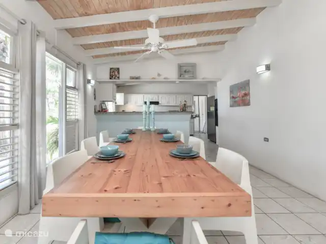 Location de Vacances Aruba, Pos Chiquito, Pos Chiquito, villa - Belle maison à 2 min de la plage salle à manger / cuisine