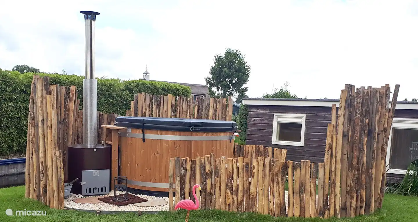the hot tub and the sauna boat