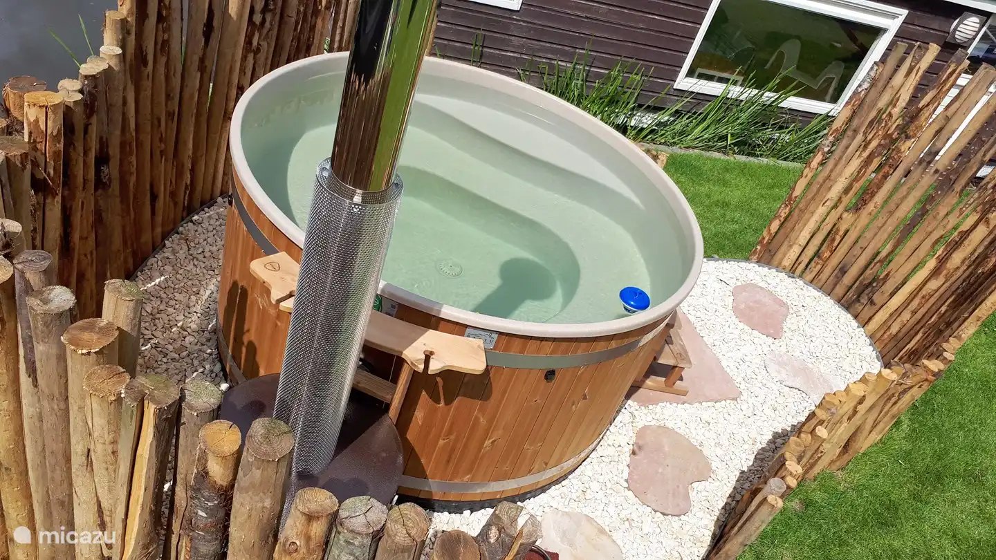 the hot tub is ready