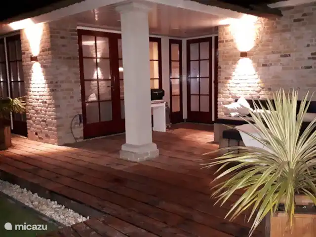 Villa Pura Vida : Profitez de la vie ! | Pays-Bas, Hollande méridionale, Oud Ade - villa Le porche le soir