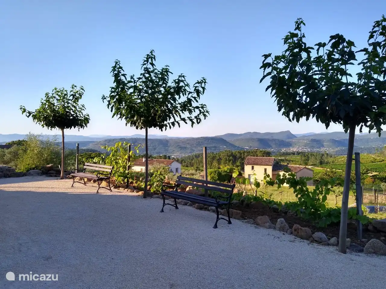 vue du terrain de pétanque