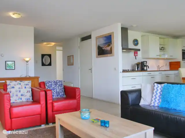 vida en la playa 1 en Países Bajos, Holanda del Norte, Callantsoog - casa vacacional agradable sala de estar