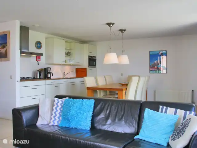 vida en la playa 1 en Países Bajos, Holanda del Norte, Callantsoog - casa vacacional sala de estar