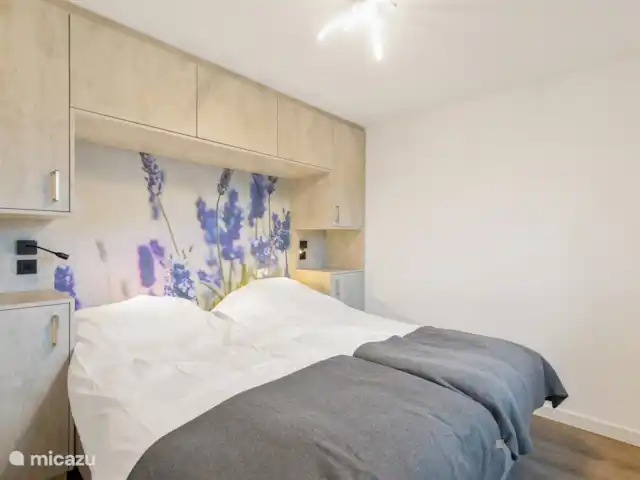 Bosrust huren in Nederland, Overijssel, Ommen - bungalow Slaapkamer met boxspring