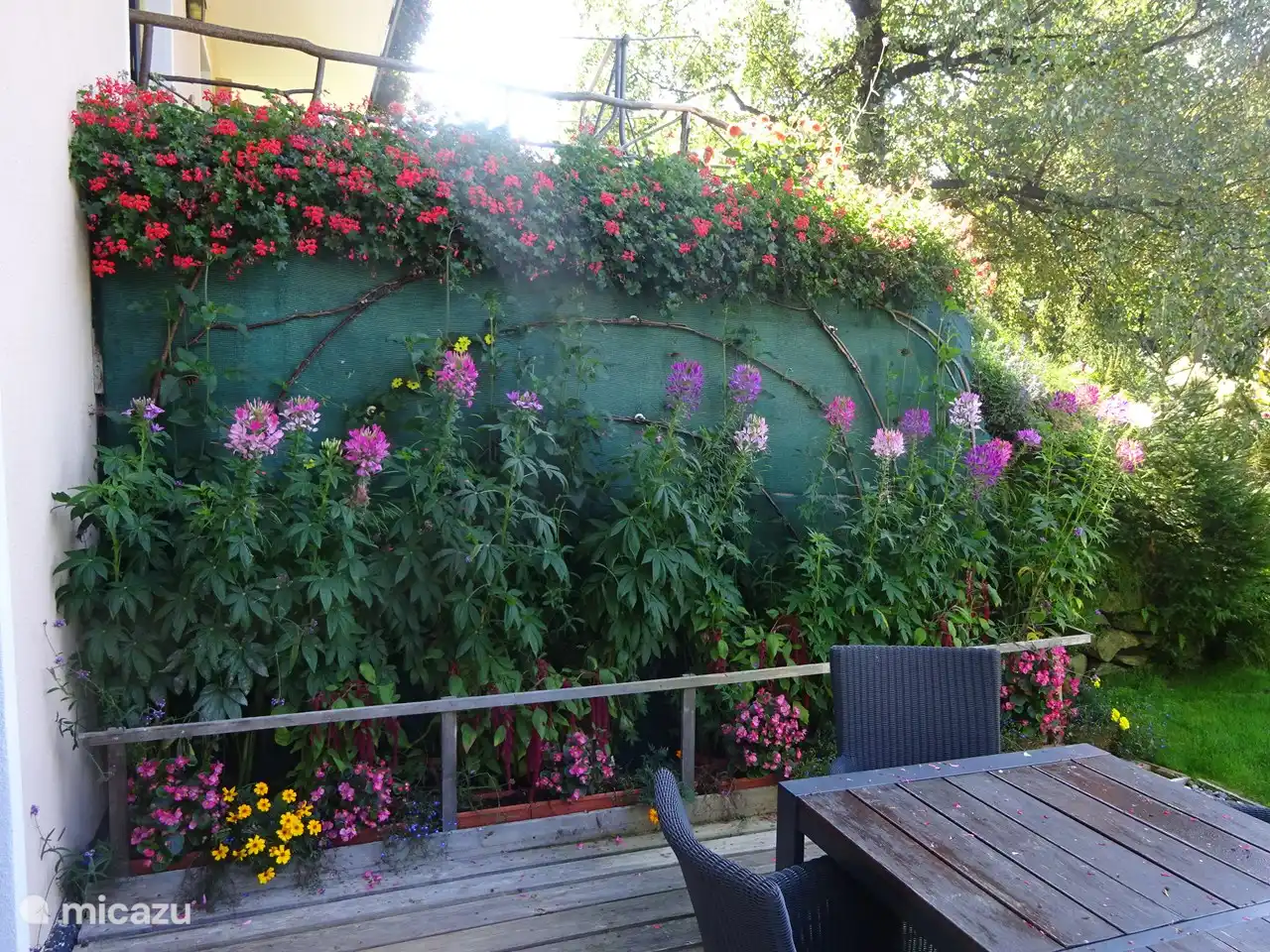 Abscheidung Terrasse 