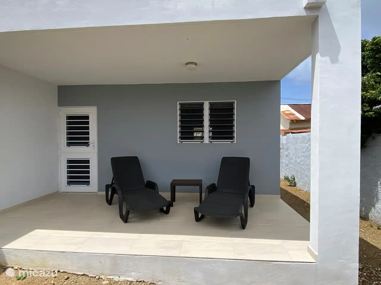 Eine gemütliche und entspannende Veranda