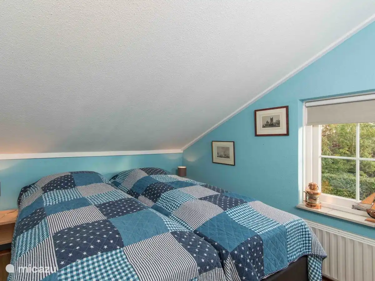 Blauwe slaapkamer 2 personen