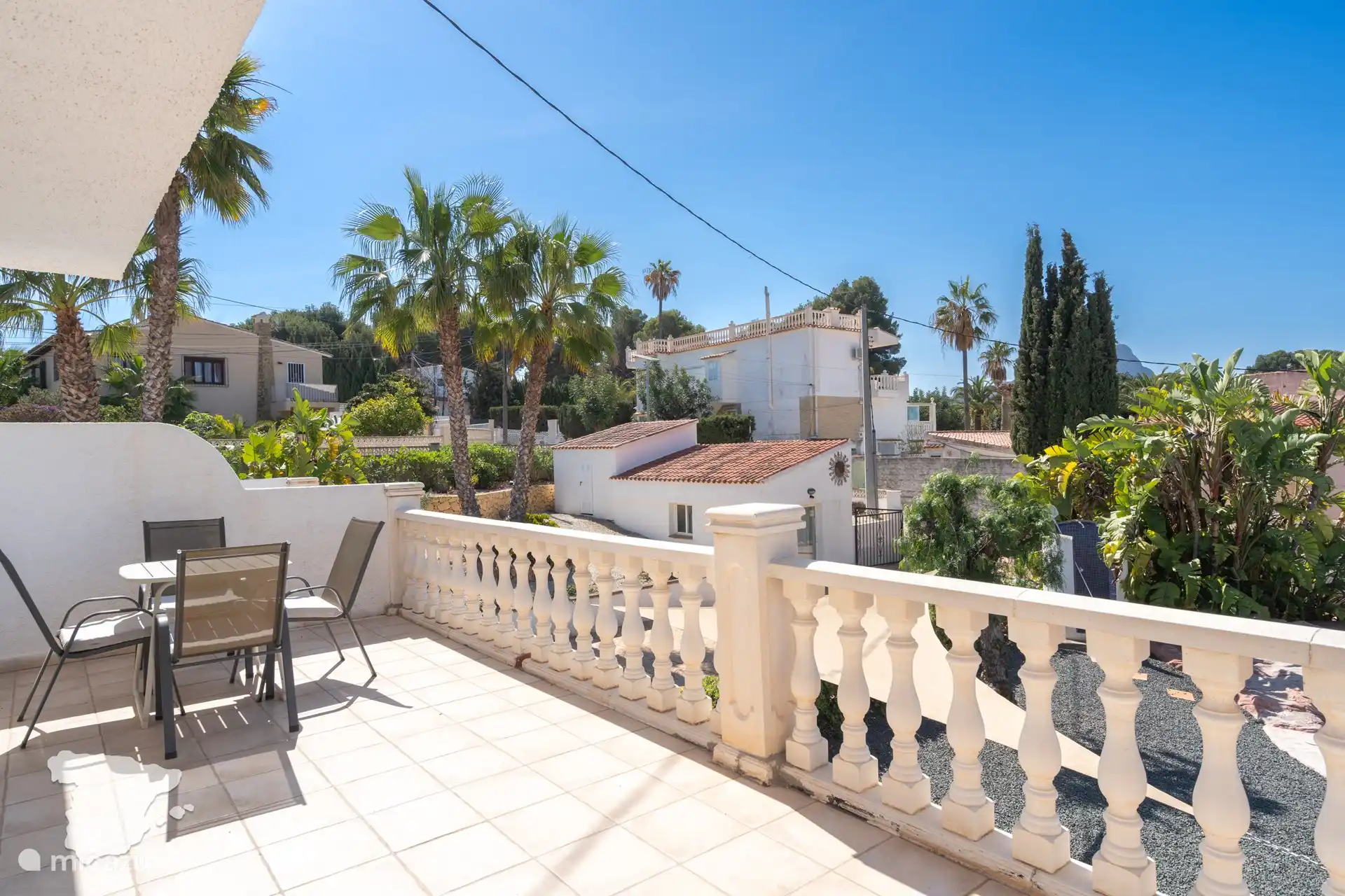 Balcon chambres 1 et 2