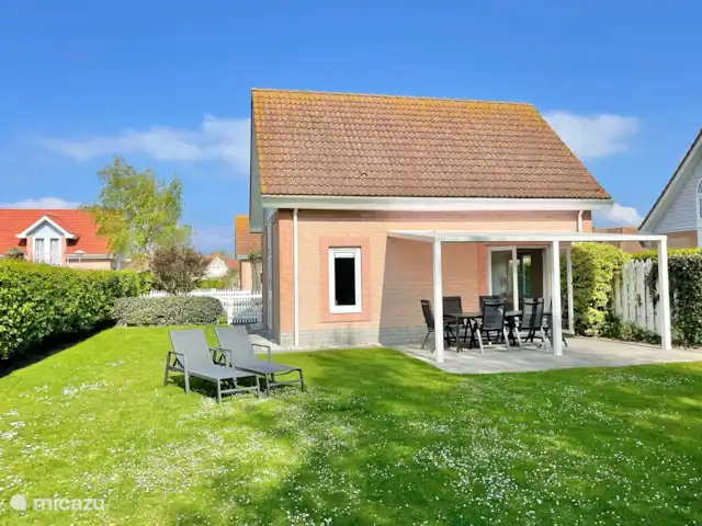 Duinpan 11 Maison de vacances en Zélande | Pays-Bas, Zélande, Kamperland - maison de vacances Jardin avec belle véranda