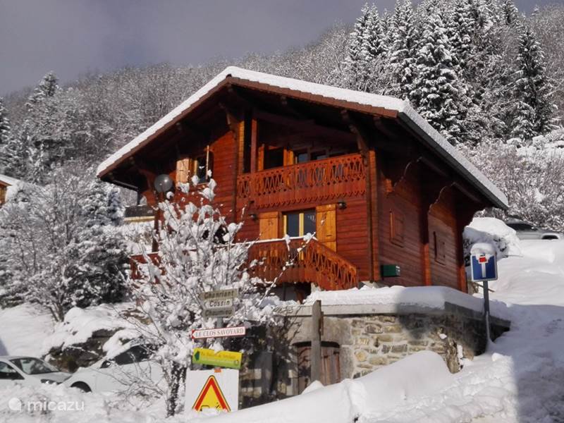 Vakantiehuis Frankrijk, Haute-Savoie, Verchaix Chalet La Sittelle - zomer en winter