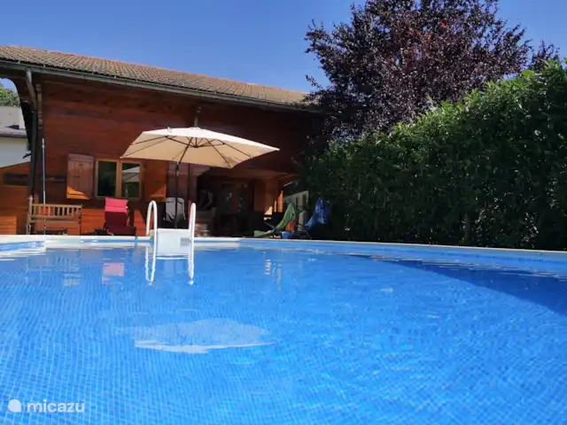 La Sittelle - été comme hiver | France, Haute-Savoie, Verchaix - chalet Piscine et terrasse