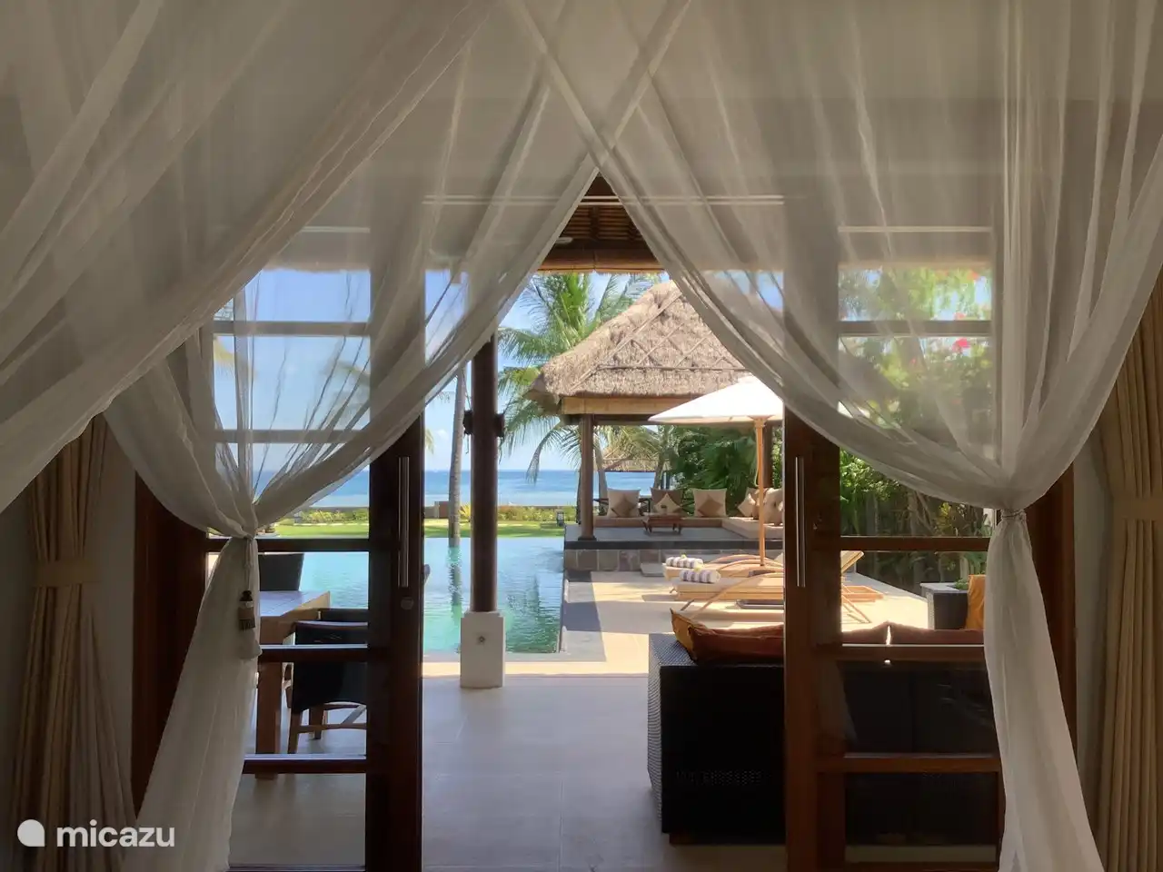 Blick von einem der Schlafzimmer