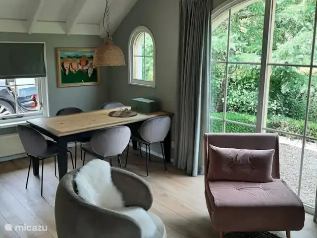 Location de Vacances Pays-Bas, Gueldre, Wells, maison de vacances - Le joyau de Putse Salon et salle à manger avec sol en PVC