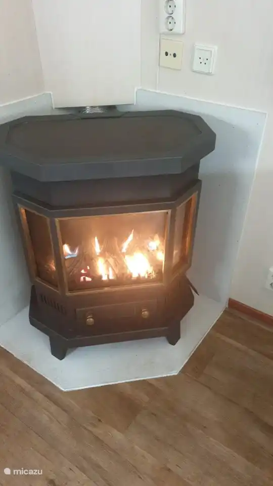 gemütlich auf der Gasheizung.