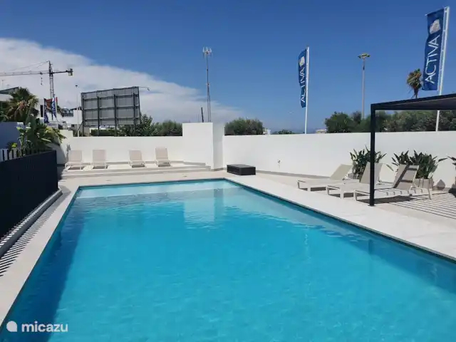 Casa Dulce Vida | Espagne, Costa Blanca, Guardamar del Segura - appartement Piscine commune avec transats et douches extérieures