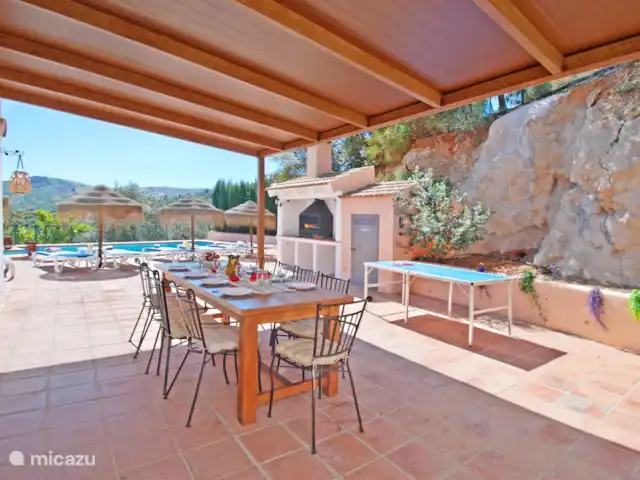 Villa Las Palomeras | Espagne, Costa del Sol, Comares - villa Coin repas avec accès à la cuisine et barbecue