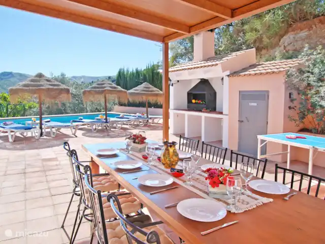 Villa Las Palomeras | Espagne, Costa del Sol, Comares - villa Coin repas avec accès à la cuisine et barbecue