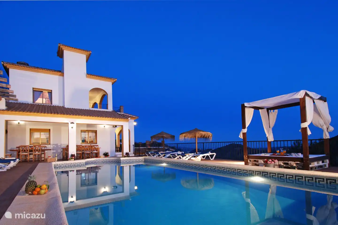 Hervorragende Villa José Dos unter dem Nachthimmel Andalusiens!