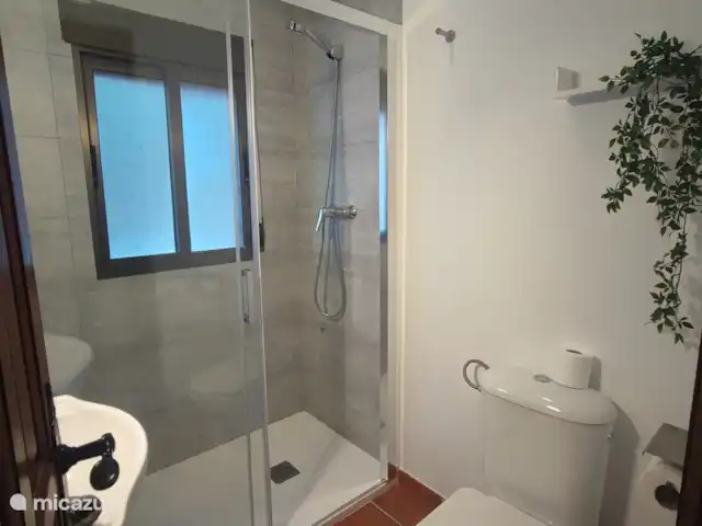 Villa José 2 en España, Costa del Sol, Comares - villa Baño con ducha arriba.