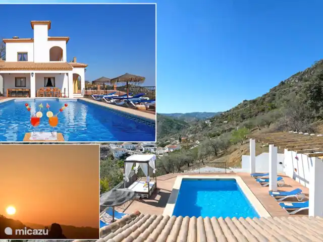 Villa José 2 en España, Costa del Sol, Comares - villa Magnífica Villa José Dos! A 5 min en coche del pueblo.