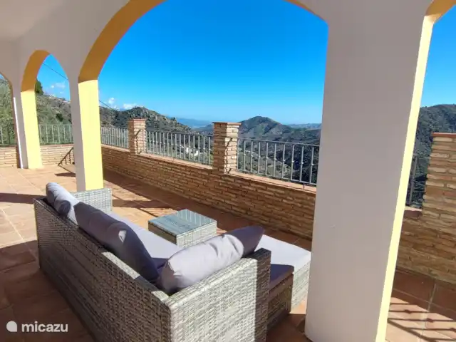 Villa José 2 en España, Costa del Sol, Comares - villa ¡Vista sensacional desde la terraza superior!