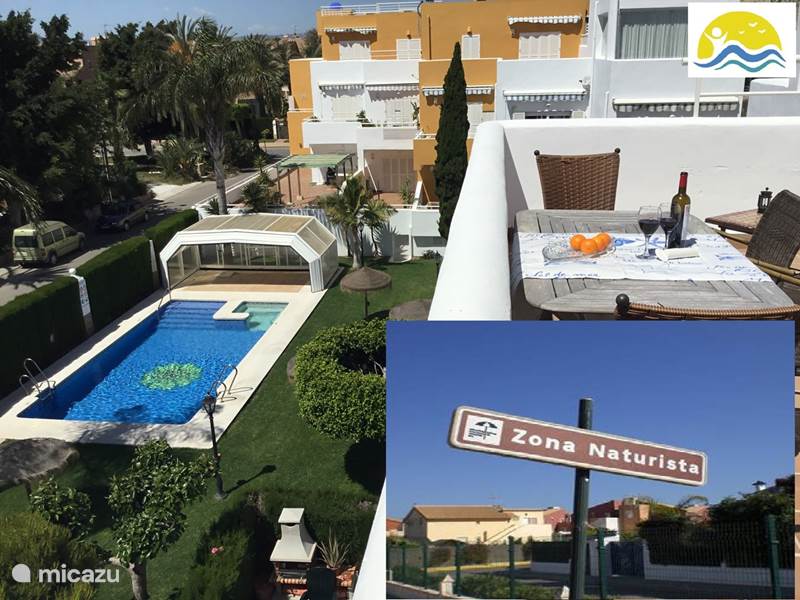 Holiday home in Spain, Costa de Almeria, Vera Playa Holiday house Veratense Penthouse 100% feel-good!