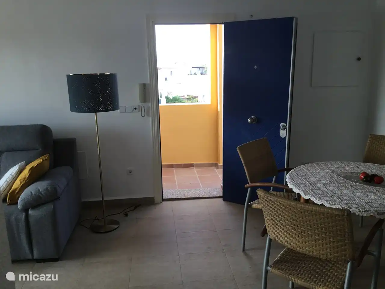 Eingang des Penthouse