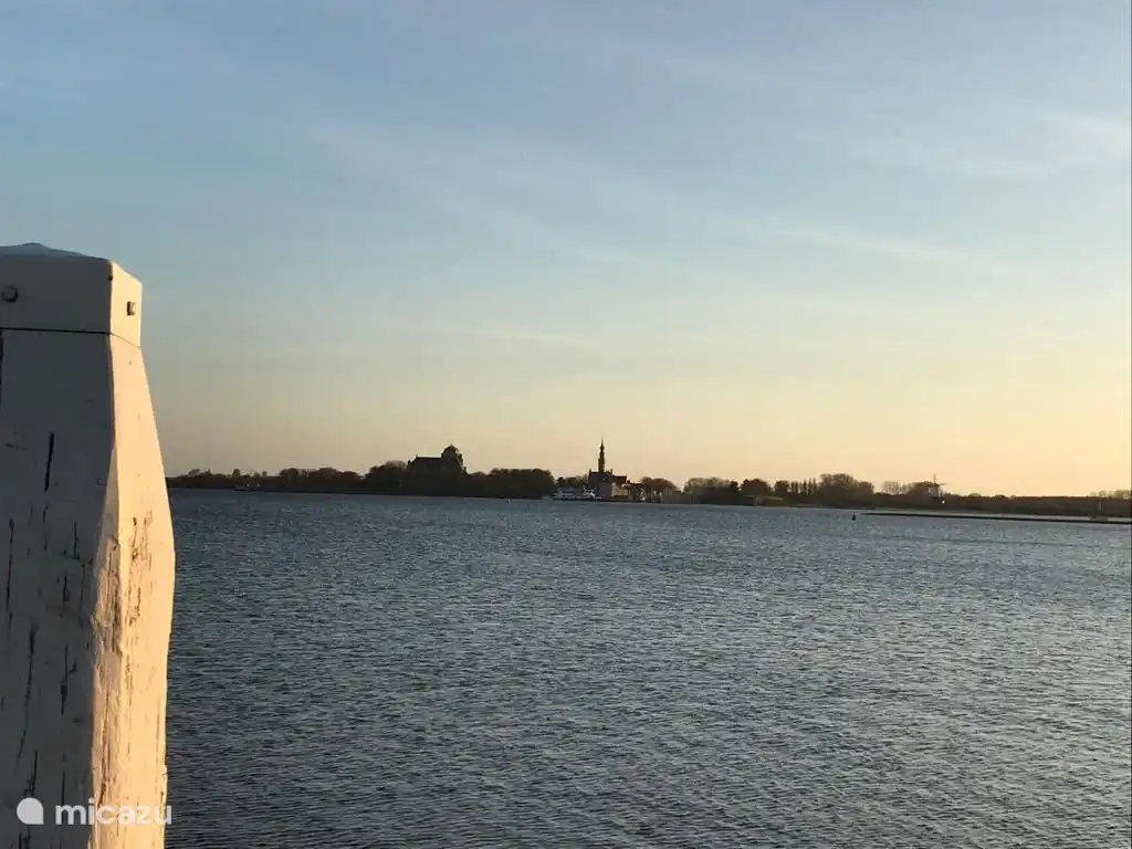 Aanlegsteiger voor de fietspond naar Veere