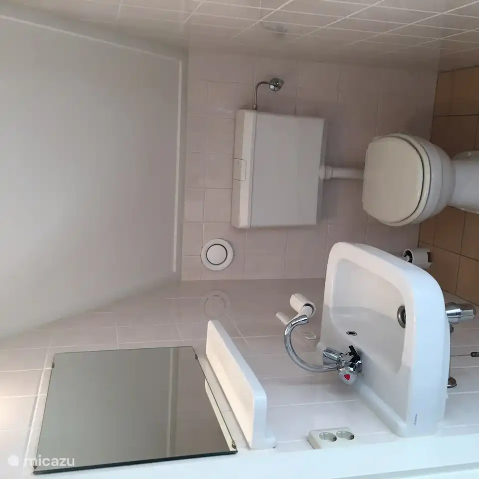 Het toilet op de 1e verdieping.