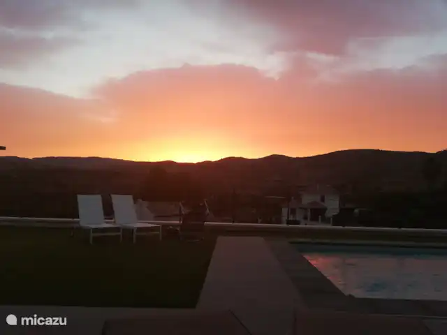 La Casa en el Valle | Espagne, Andalousie, Melegis - villa Coucher de soleil depuis le jardin