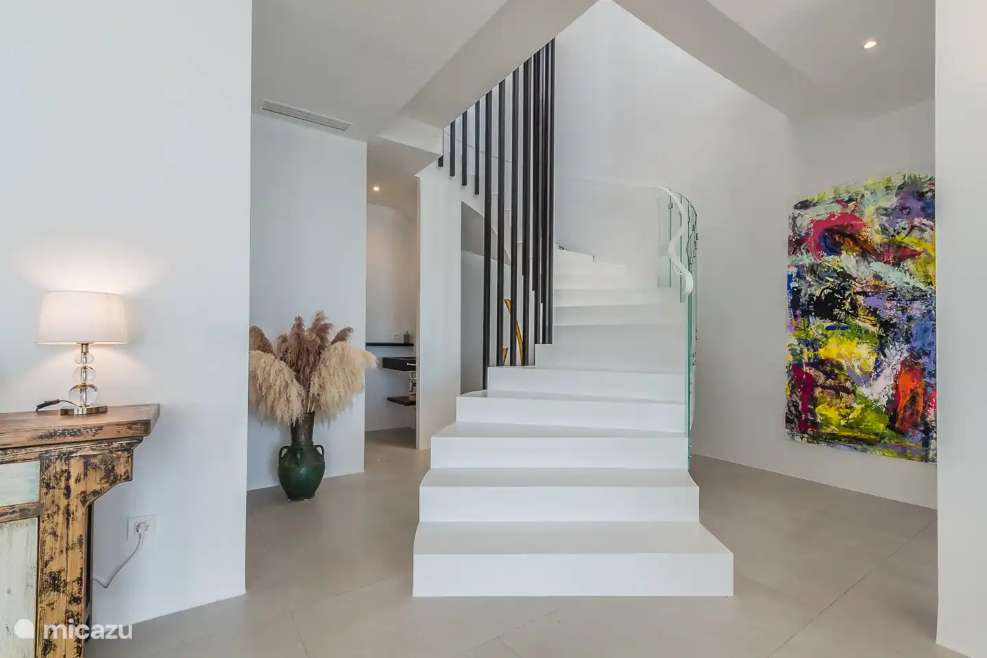 The stairs to the top