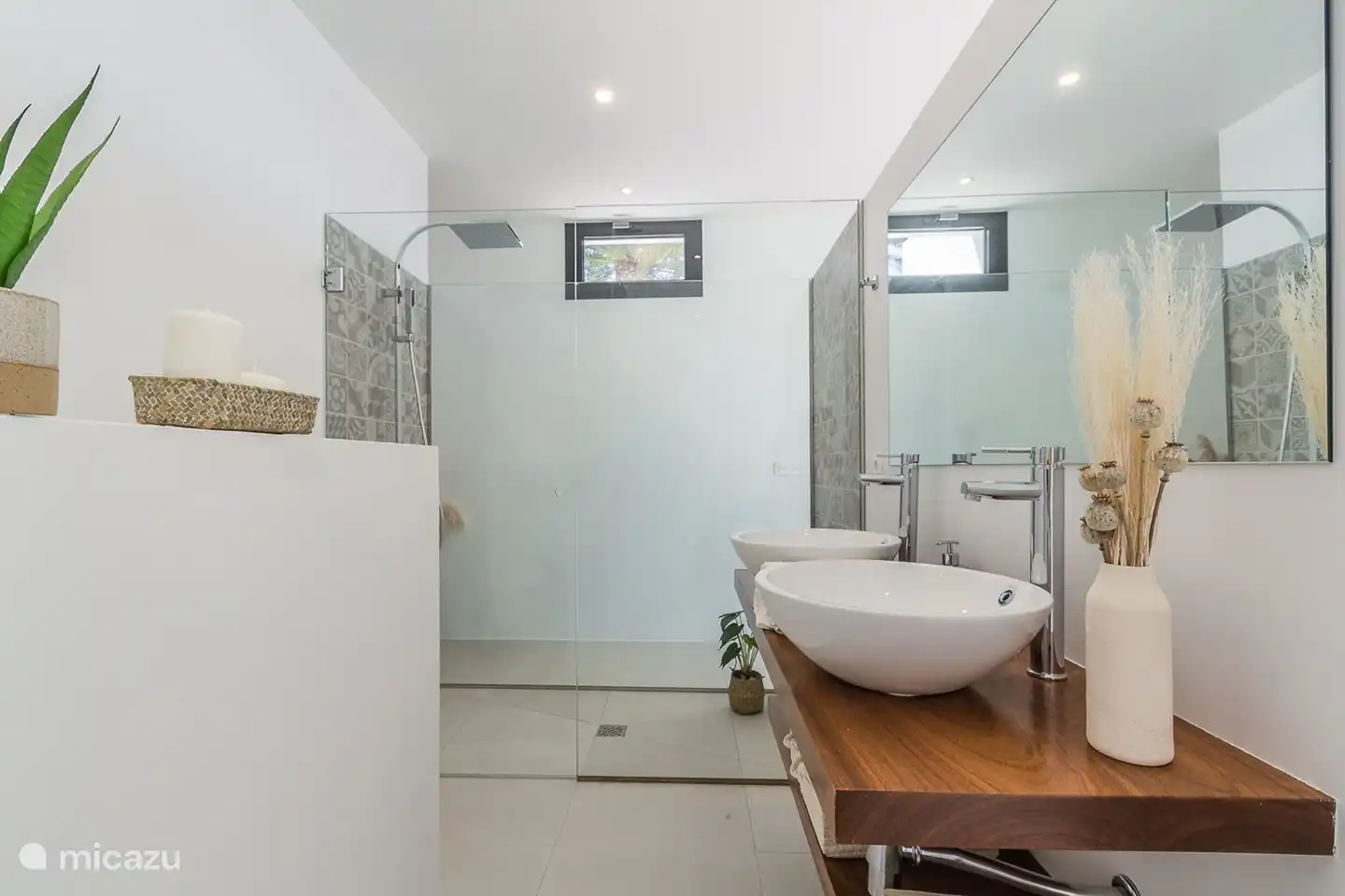 Bathroom with rain shower