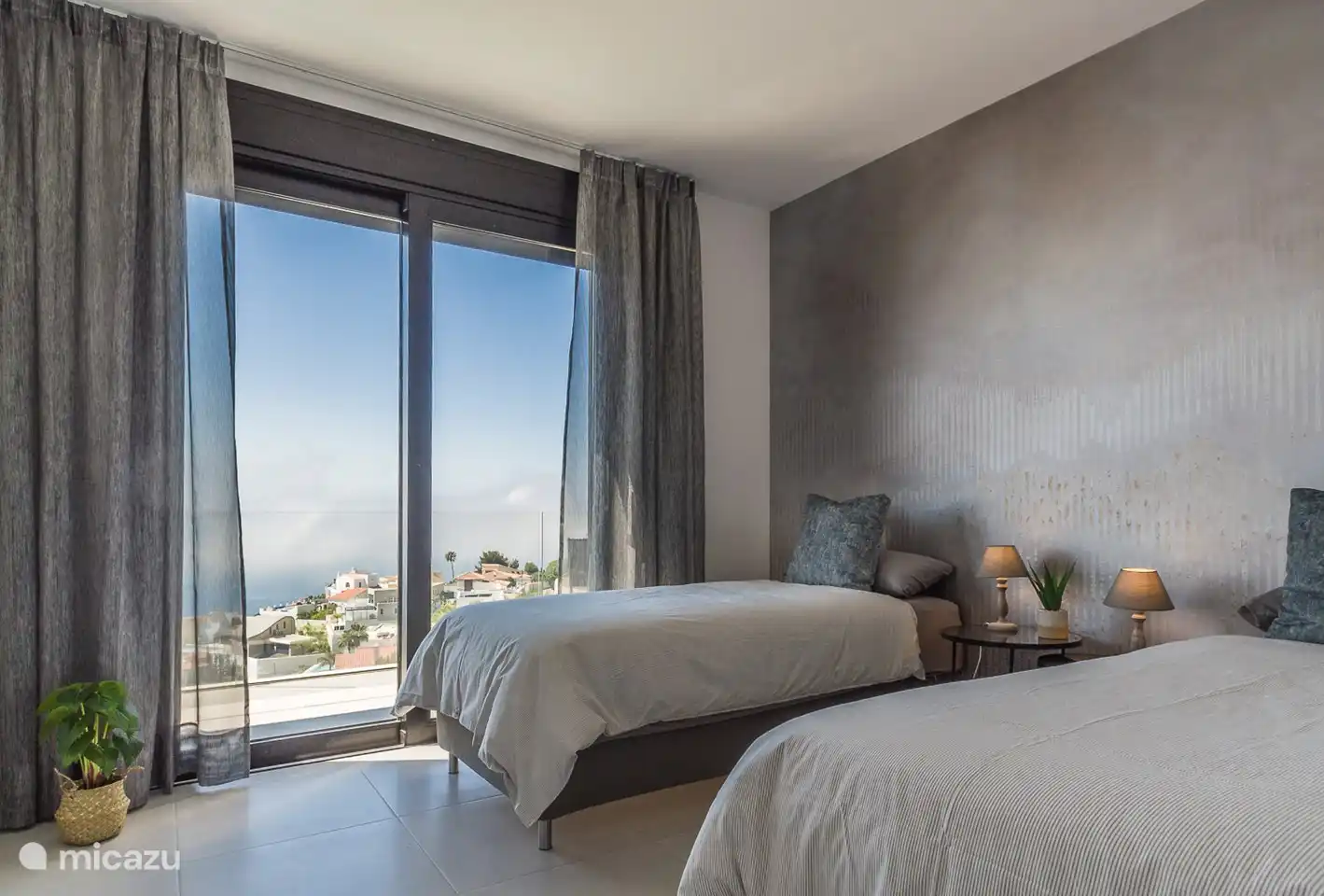 Bedroom with two beds