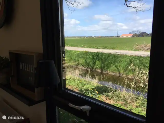 H@tsummers en Países Bajos, Frise, Dronrijp - chalet ..vista desde la mesa del comedor..