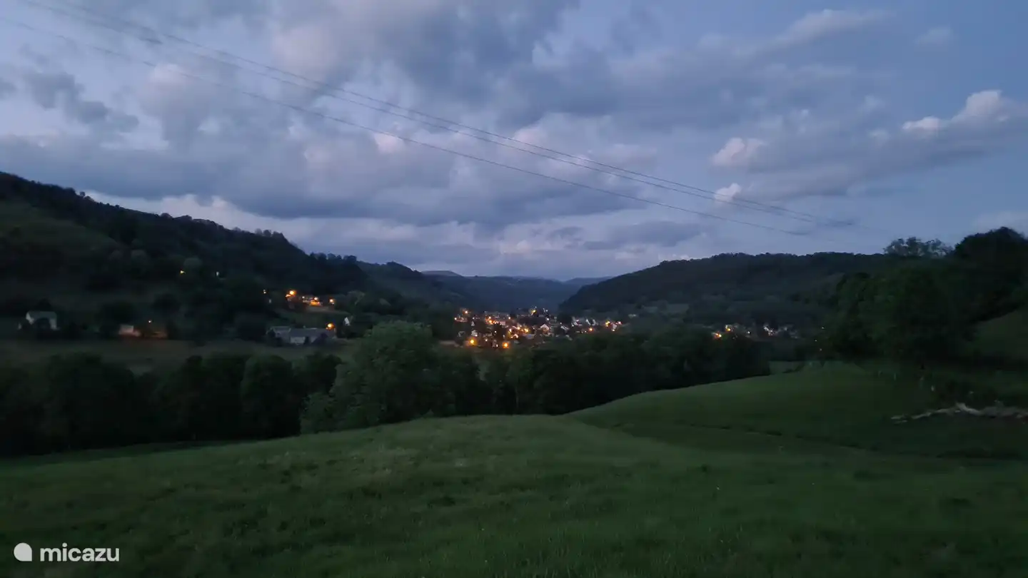 Valley in the evening