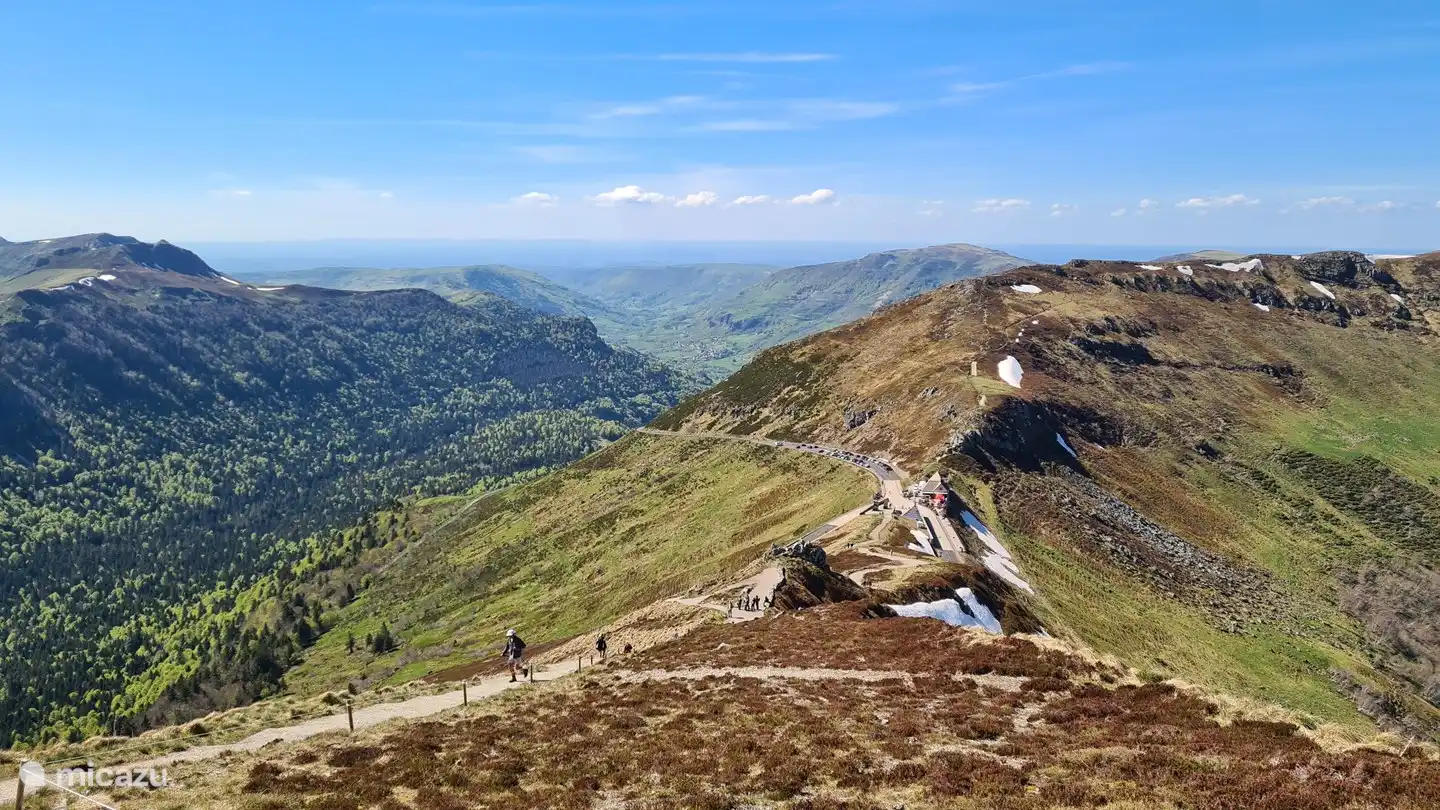 You can make beautiful walks in the mountains (Puy Mary)