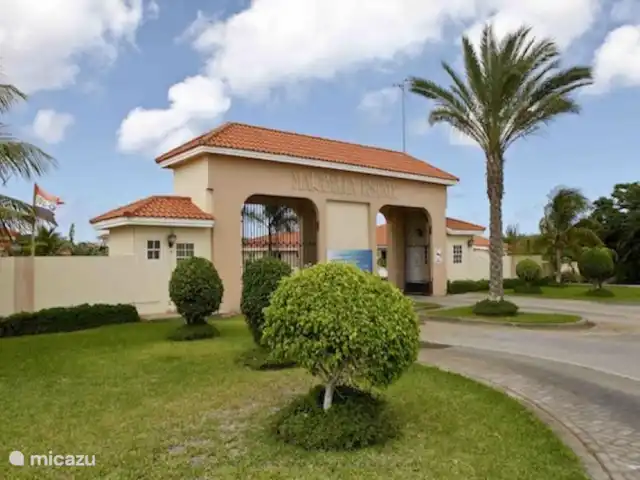 Location de Vacances Curaçao, Banda Ariba (est), Jan Thiel, maison de vacances - Kas Granjero Entrée de la station