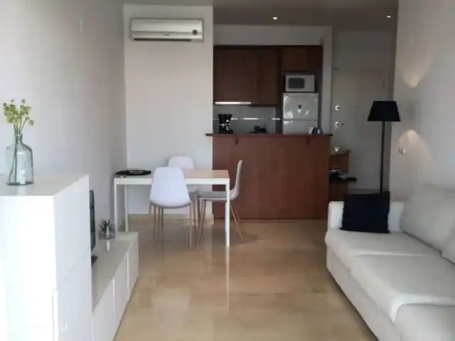 appartement huren in Spanje, Costa Blanca, Albir – Fleur's Attico Albir Overzicht living en keuken