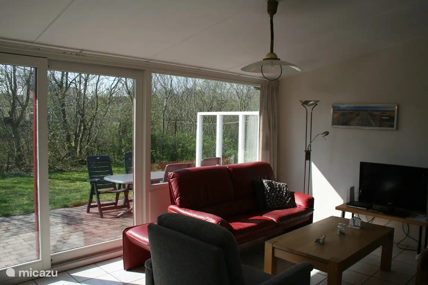 Salon donnant sur le jardin