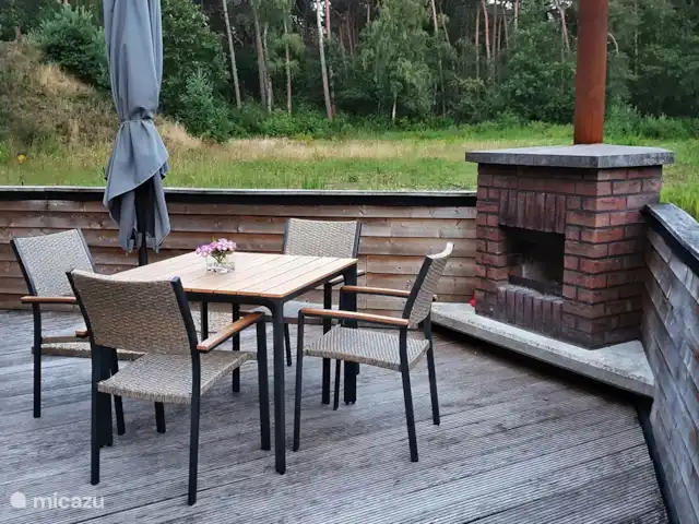 Acuadomo en Países Bajos, Güeldres, Zelhem - casa vacacional terraza desde el conservatorio