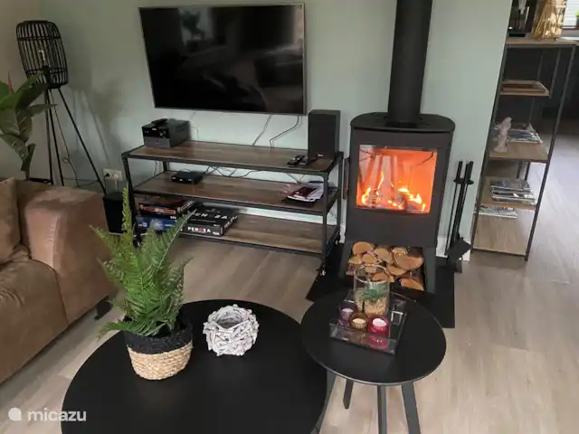 Bosboerderij de Veluwe | Pays-Bas, Gueldre, Lunteren - maison de vacances Poêle à bois