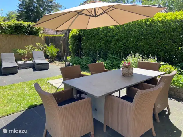 Bosboerderij de Veluwe | Pays-Bas, Gueldre, Lunteren - maison de vacances terrasse ensoleillée