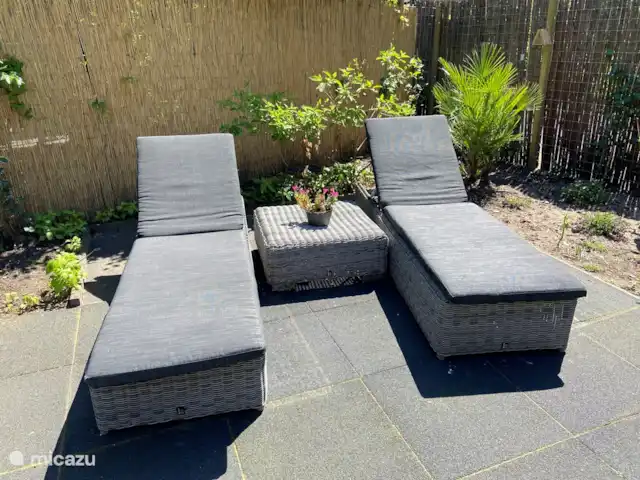 Bosboerderij de Veluwe | Pays-Bas, Gueldre, Lunteren - maison de vacances Jardin avec transats