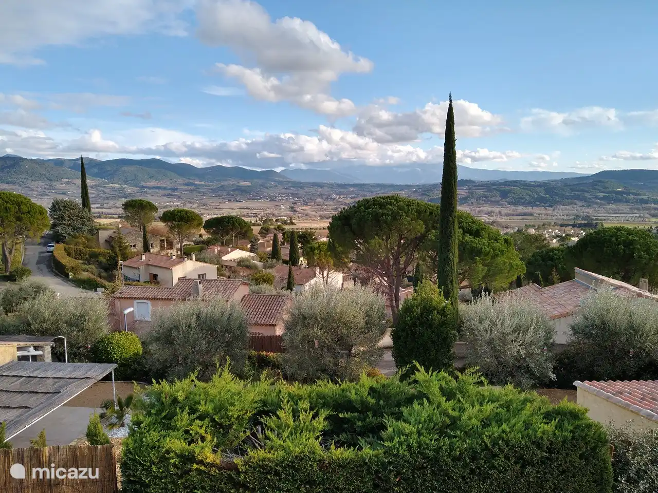 Vinsobres, vue Mont Ventoux