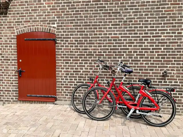 Granja de vacaciones De Steeg en Países Bajos, Güeldres, De Steeg - casa de campo Estas son dos bicicletas de 'Veluwe Actief Oversteegen'. Estos pueden ser utilizados para una contribución voluntaria. Se pueden alquilar más bicicletas en 'Veluwe Actief Oversteegen'
