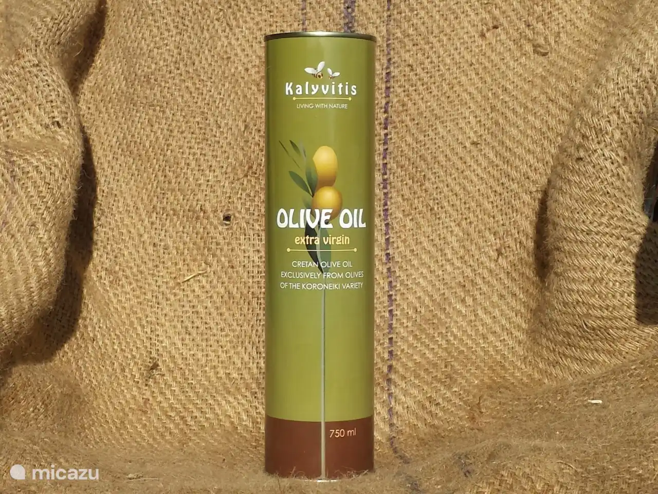 Bei Kalyvitis stellen wir aus den Oliven unseres Olivenhains unser eigenes Olivenöl her. Natürlich können Sie unser Öl während Ihres Aufenthalts probieren.