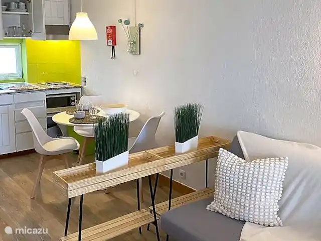 Location de Vacances Portugal, Algarve, Albufeira, studio - Studio avec vue mer Préparez vos repas dans la kitchenette entièrement équipée