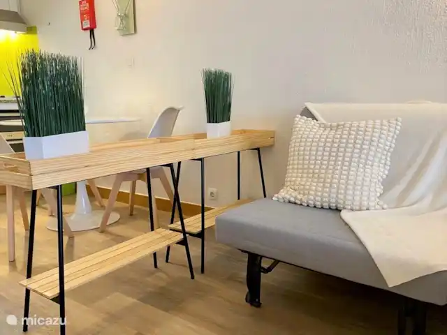 Location de Vacances Portugal, Algarve, Albufeira, studio - Studio avec vue mer Un canapé lit très confortable