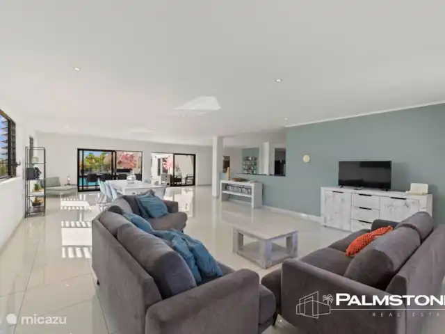 Villa familiar de lujo Grey Noble con vistas al mar en Curazao, Banda Arriba (este), Jan Thiel - villa Salón