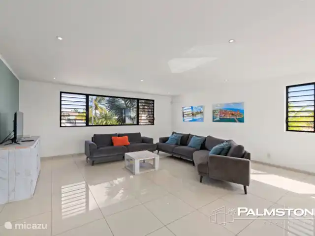 Villa familiar de lujo Grey Noble con vistas al mar en Curazao, Banda Arriba (este), Jan Thiel - villa Salón